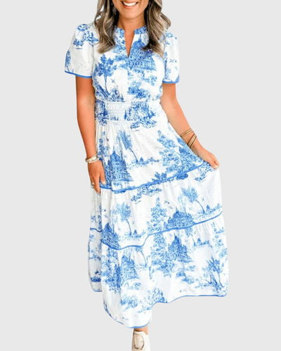 NIDOLI - PRINTED MAXI DRESS
