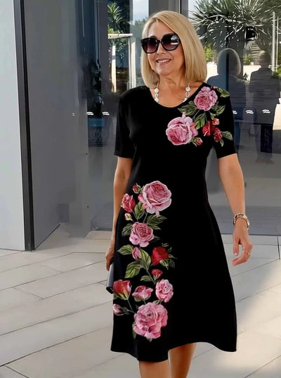 Juliette – Robe Féminine à Motif Intemporel