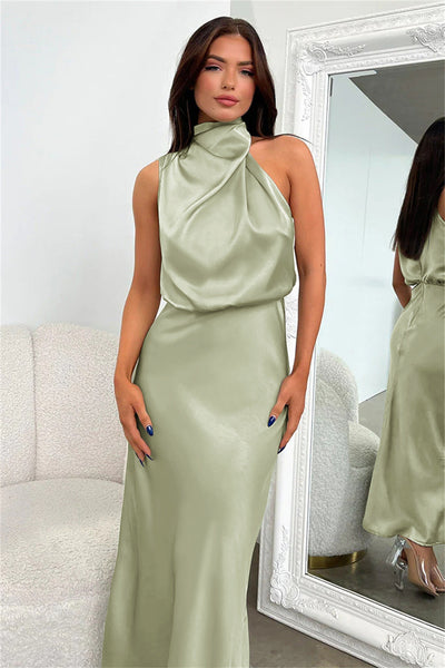 Aurélie - Robe longue en satin