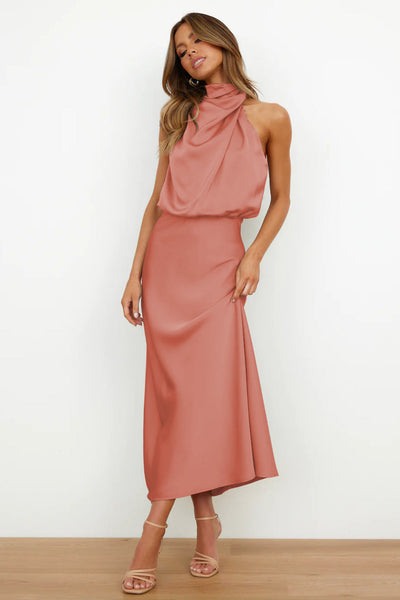 Aurélie - Robe longue en satin