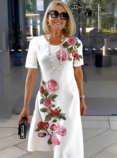 Juliette – Robe Féminine à Motif Intemporel