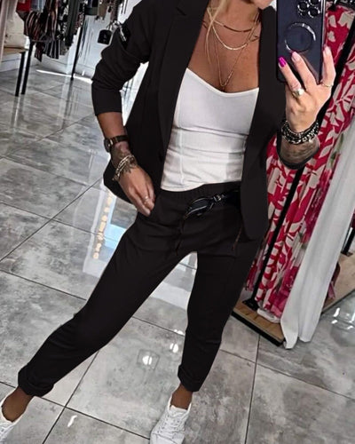 Valerie - ENSEMBLE TOP, VESTE ET PANTALON
