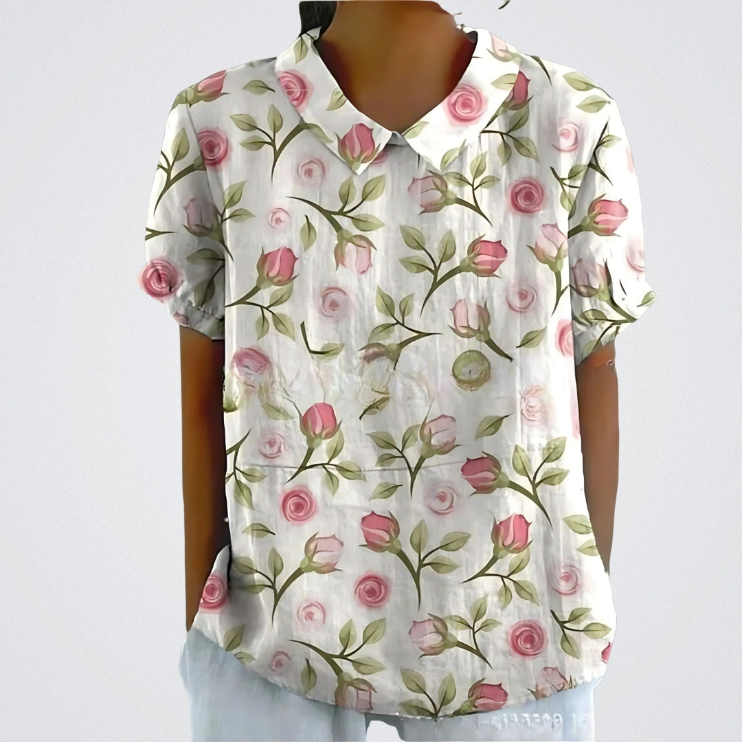 LINA - Floral Blouse
