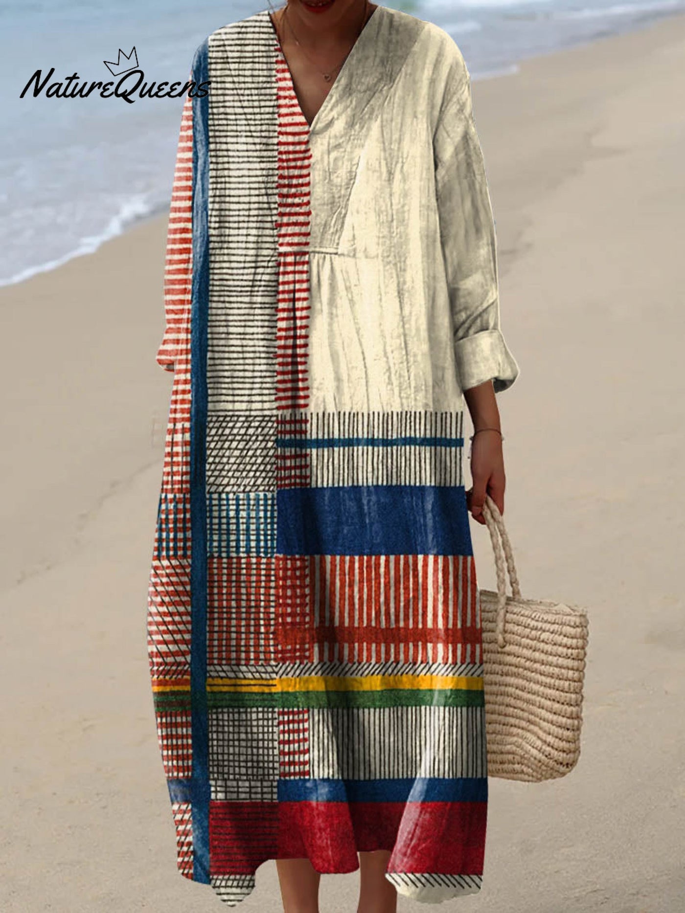 Rivka | Luxe Patchwork Midi Dress