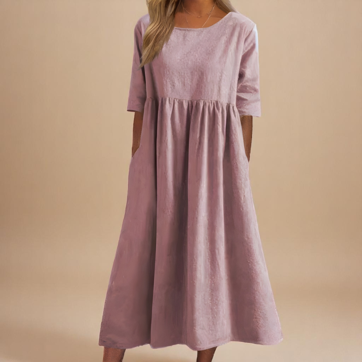 Sofia™ | Flattering Cotton Dress