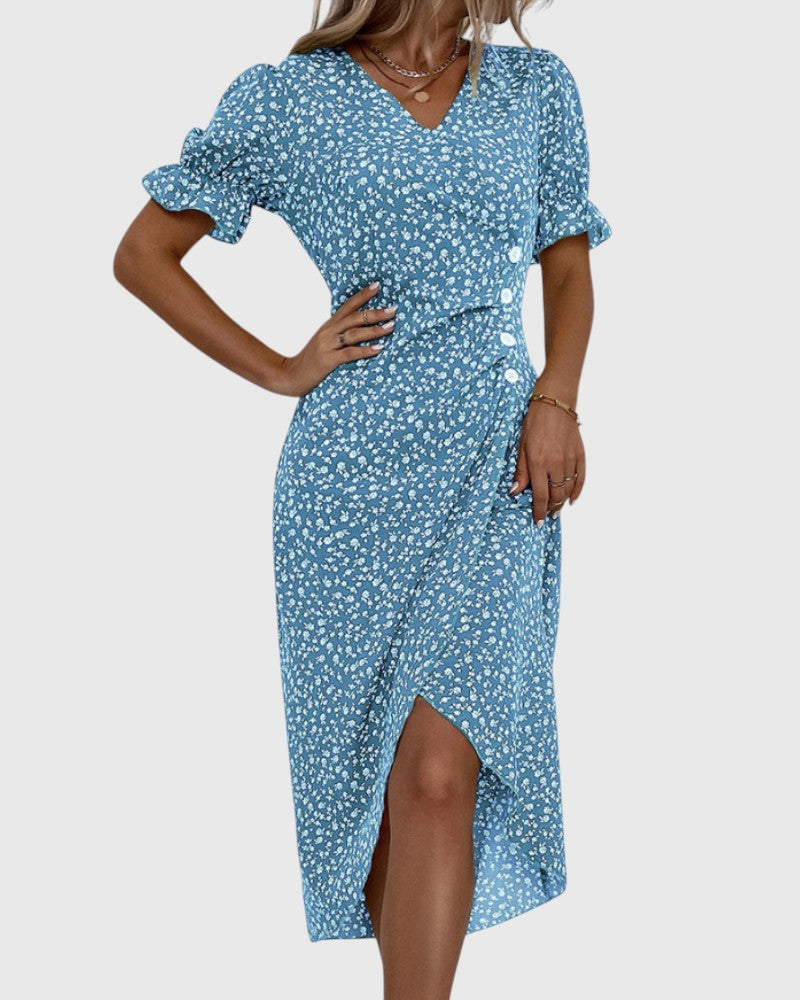 Joanne - V-neck Summer Dress