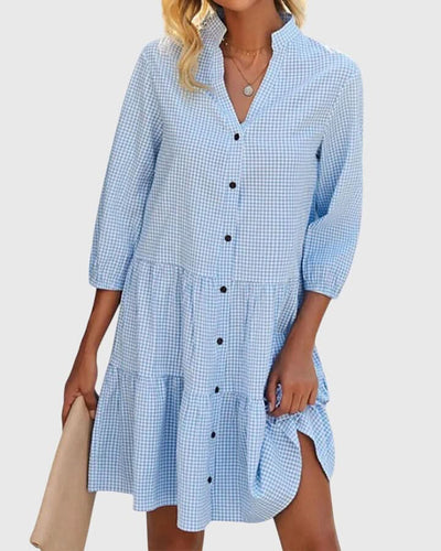 Bella - Stylish & Comfortable Button Down Dress