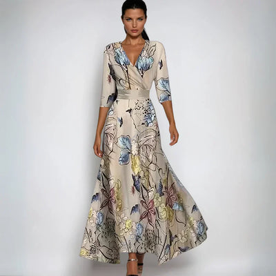 Isaline™ - Robe de fleurs de luxe