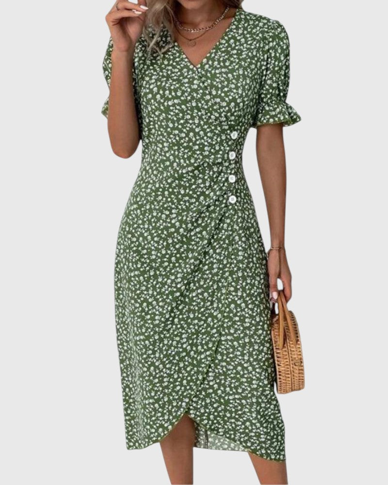 Joanne - V-neck Summer Dress