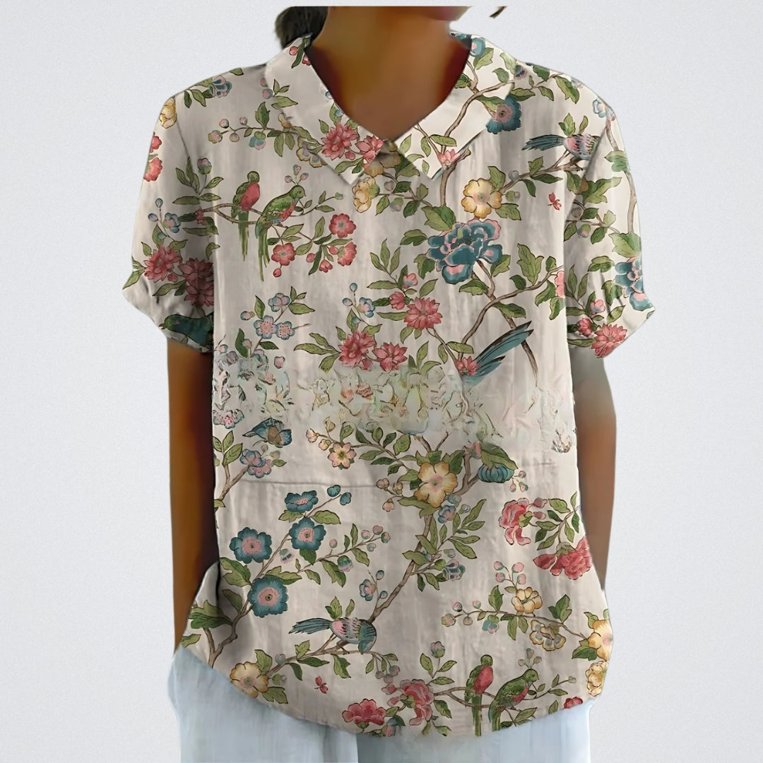 LINA - Floral Blouse