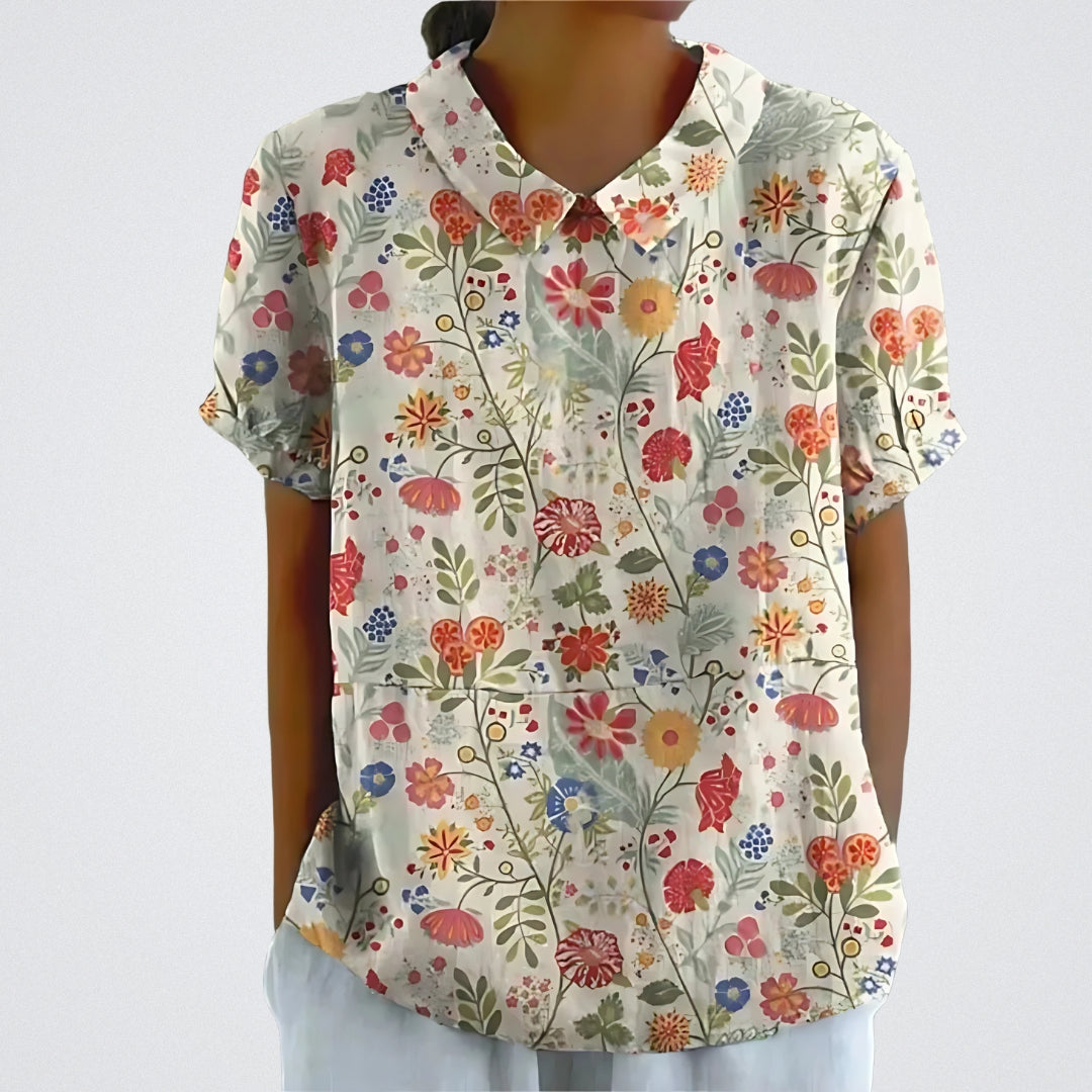LINA - Floral Blouse