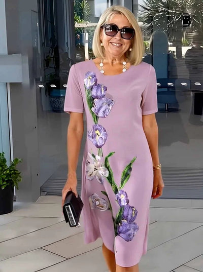 Juliette – Robe Féminine à Motif Intemporel