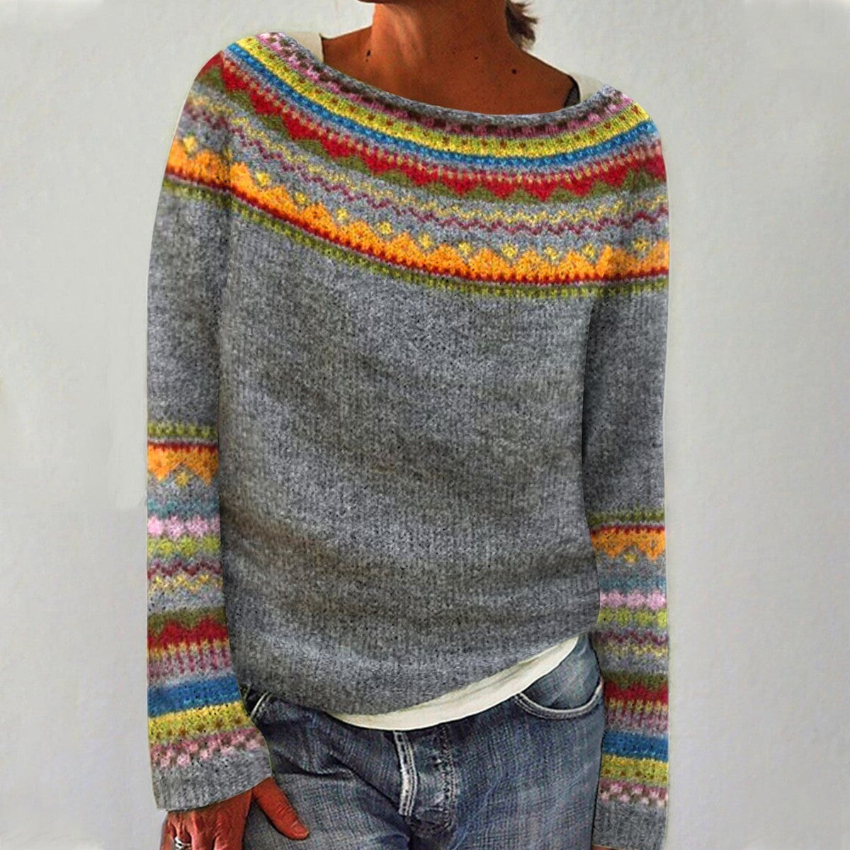Isabelle™ | Pull rétro d'automne