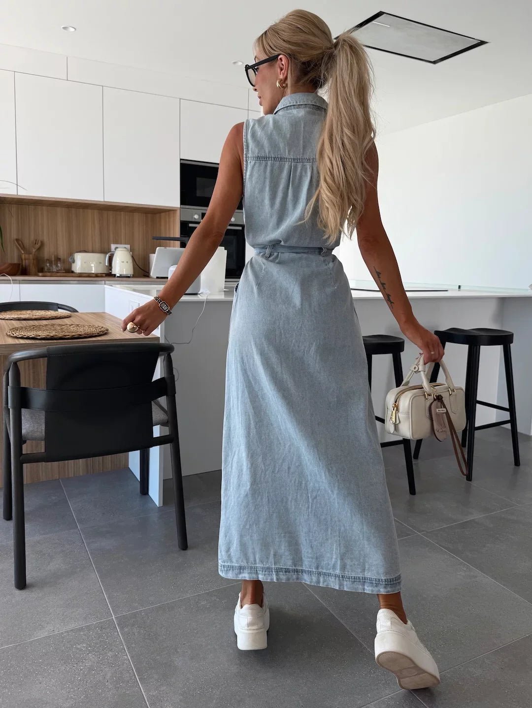Giovanna | Maxi Abito in Denim