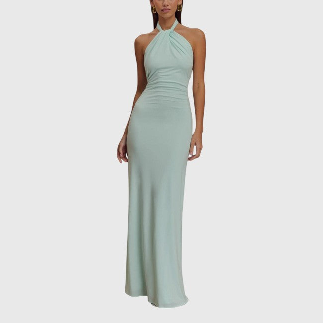 Maya - Halter Maxi Dress
