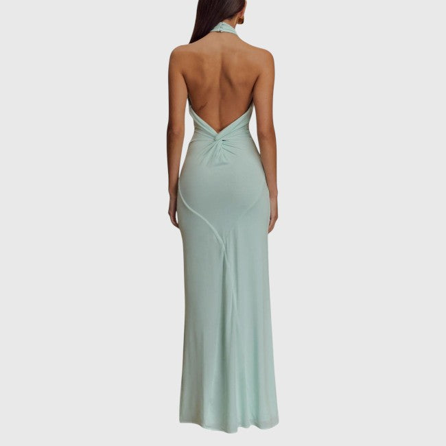 Maya - Halter Maxi Dress