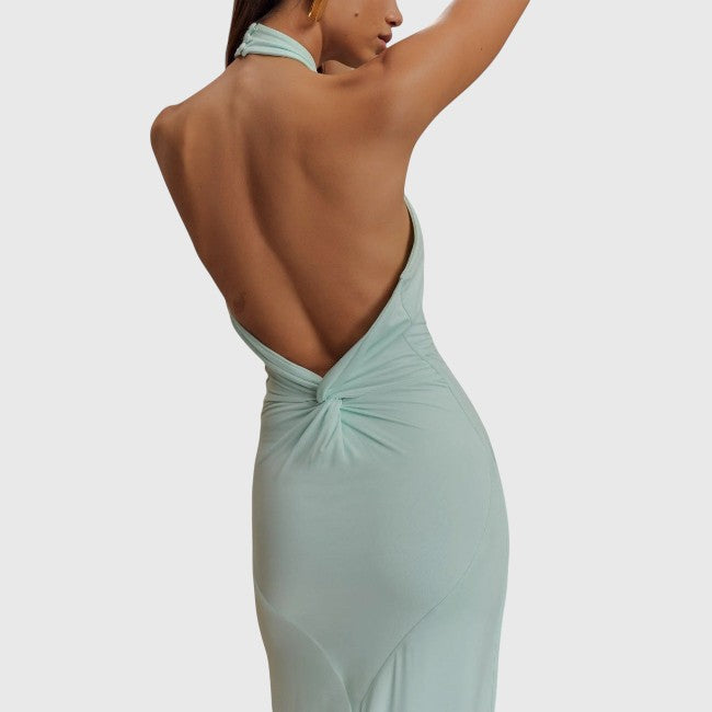 Maya - Halter Maxi Dress