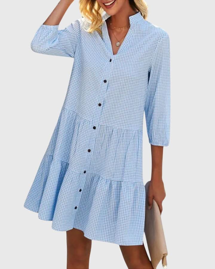Bella - Stylish & Comfortable Button Down Dress