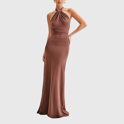 Maya - Halter Maxi Dress