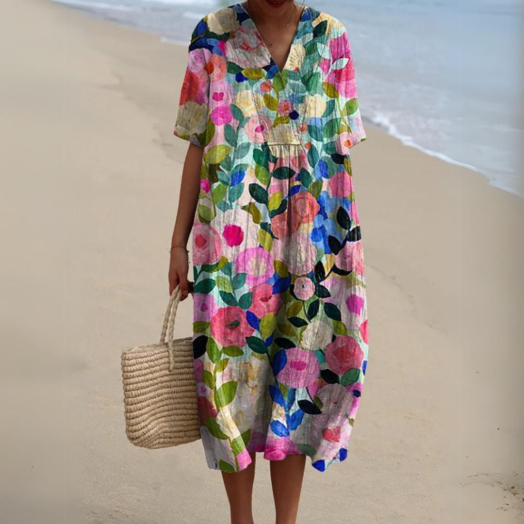 Audrey - Elegant Floral Dress
