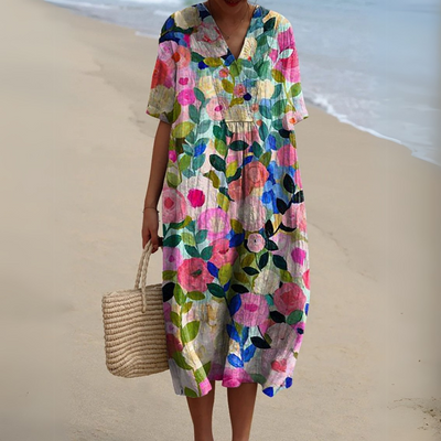 Audrey - Elegant Floral Dress