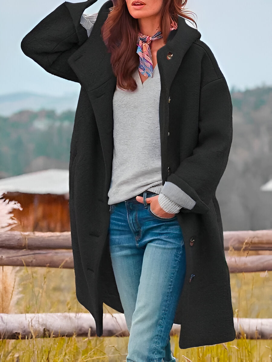 Clémence | Manteau Long Élégant pour Femme