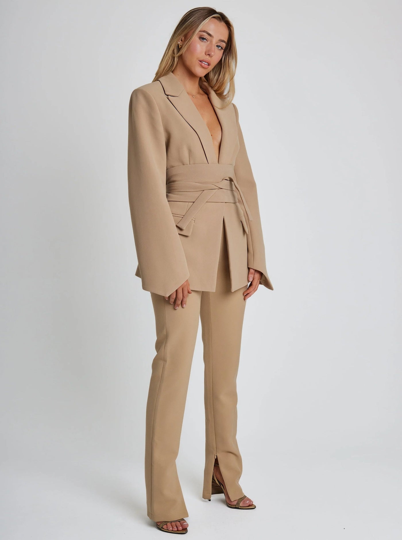 Elena™ | Belted Blazer
