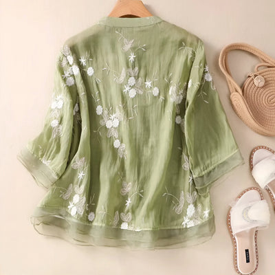 Clémence – Blouse de printemps