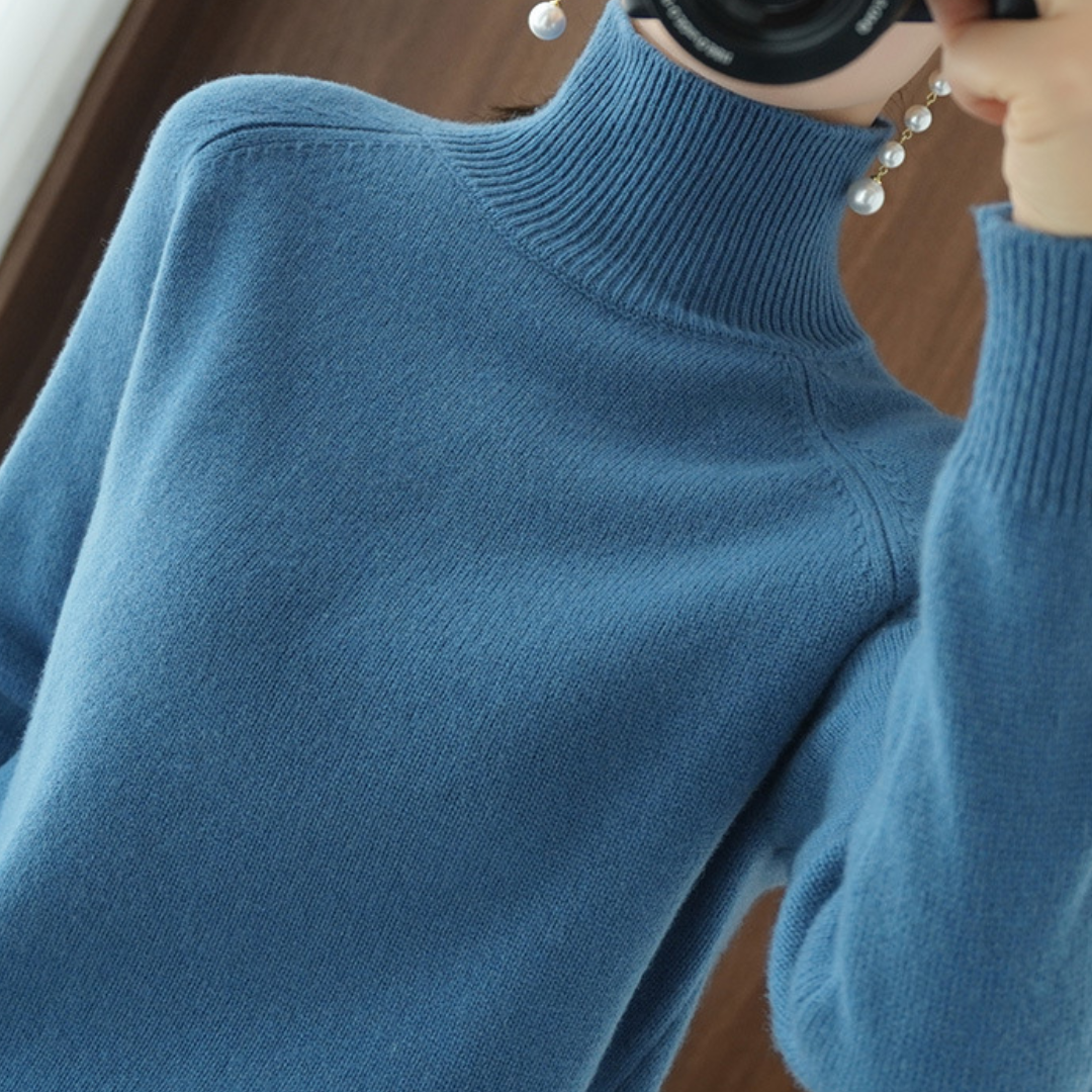Laurier™ | Pull à col roulé en laine mérinos