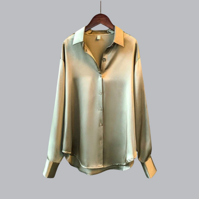 Lorraine™ | Blouse élégante en satin de haute qualité