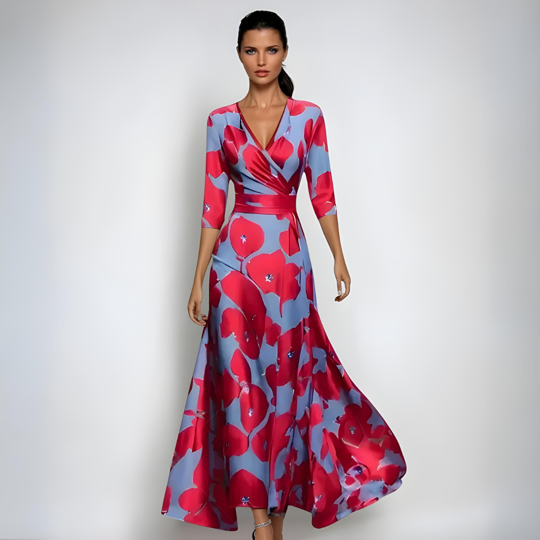 Isaline™ - Robe de fleurs de luxe