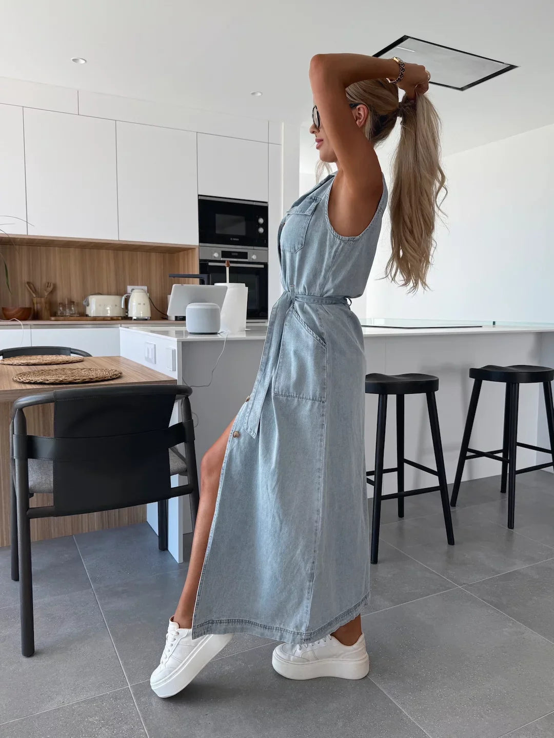 Giovanna | Maxi Abito in Denim
