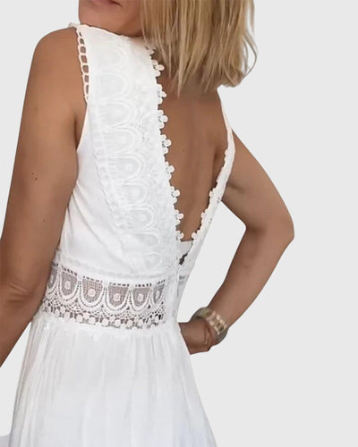 "Celebrity" V-neck lace dress Perfect For Special Events