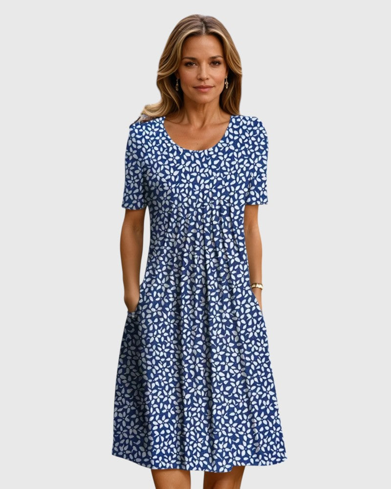 Margaret - Elegant Dress With Tummy Coverage