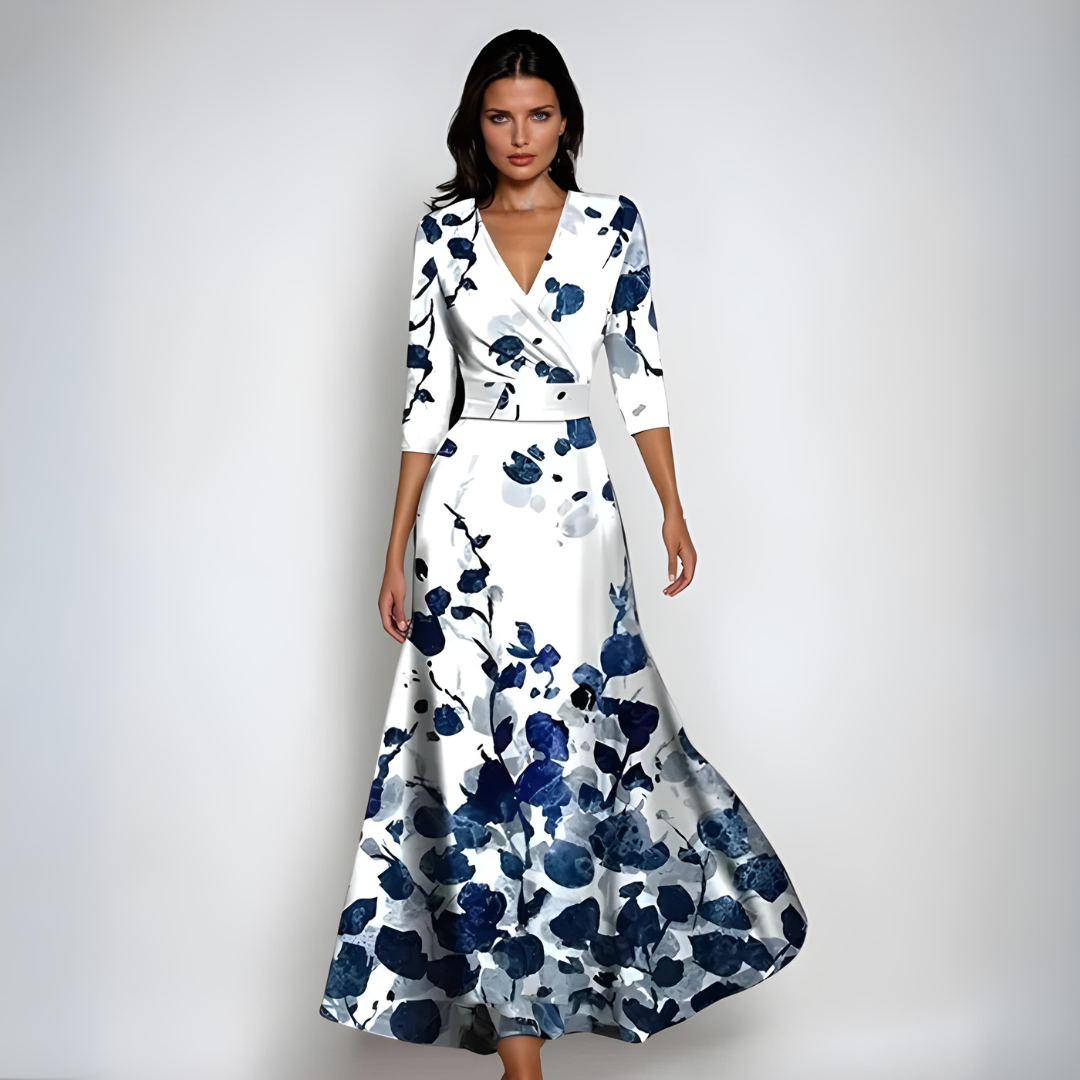 Isaline™ - Robe de fleurs de luxe