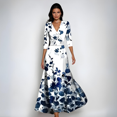 Isaline™ - Robe de fleurs de luxe