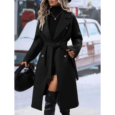 Victoria - Manteau en laine chaude | Élégant & Coupe-vent