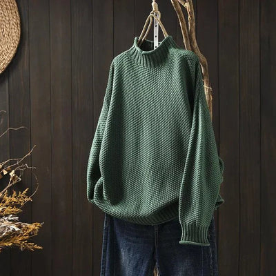 Knit Turtleneck Pullover - Warme Elegantie voor Herfst