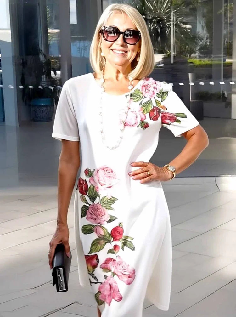 Juliette – Robe Féminine à Motif Intemporel