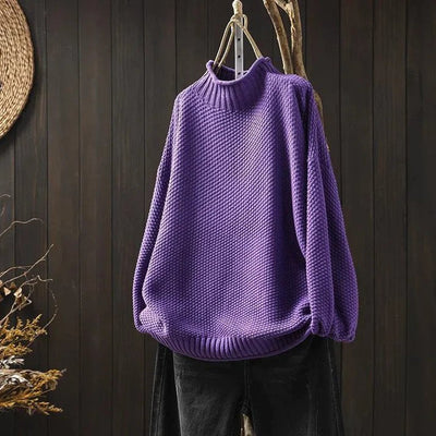 Knit Turtleneck Pullover - Warme Elegantie voor Herfst