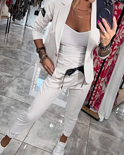 Valerie - ENSEMBLE TOP, VESTE ET PANTALON