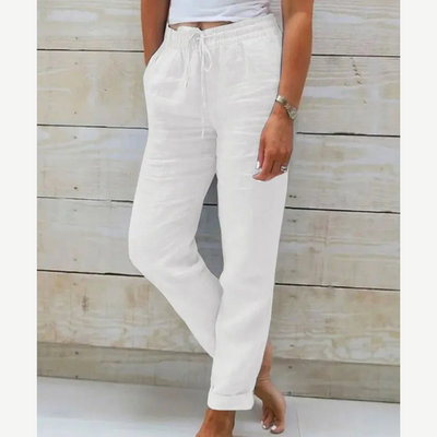 Eleonor® – Pantaloni Elasticizzati in Lino Premium Traspirante
