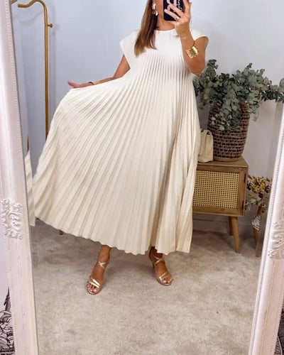Élodie | Robe Maxi Plissée