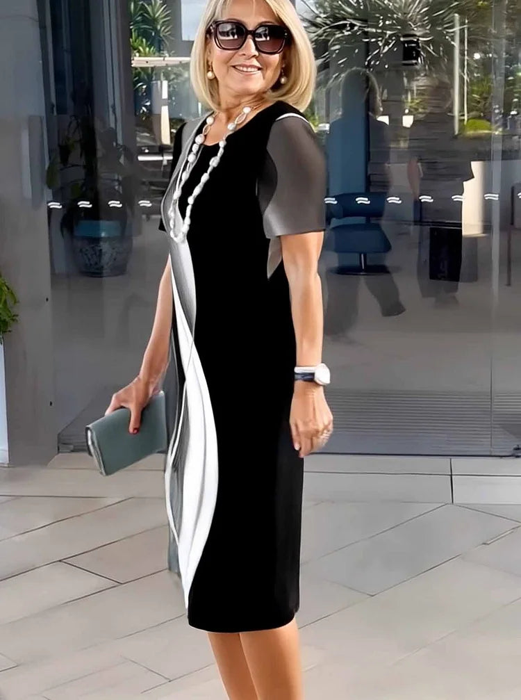 Juliette – Robe Féminine à Motif Intemporel