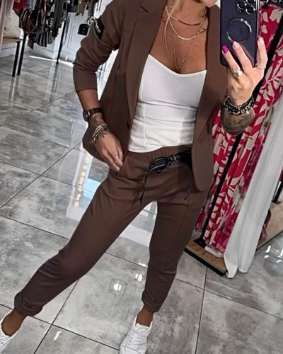 Valerie - ENSEMBLE TOP, VESTE ET PANTALON