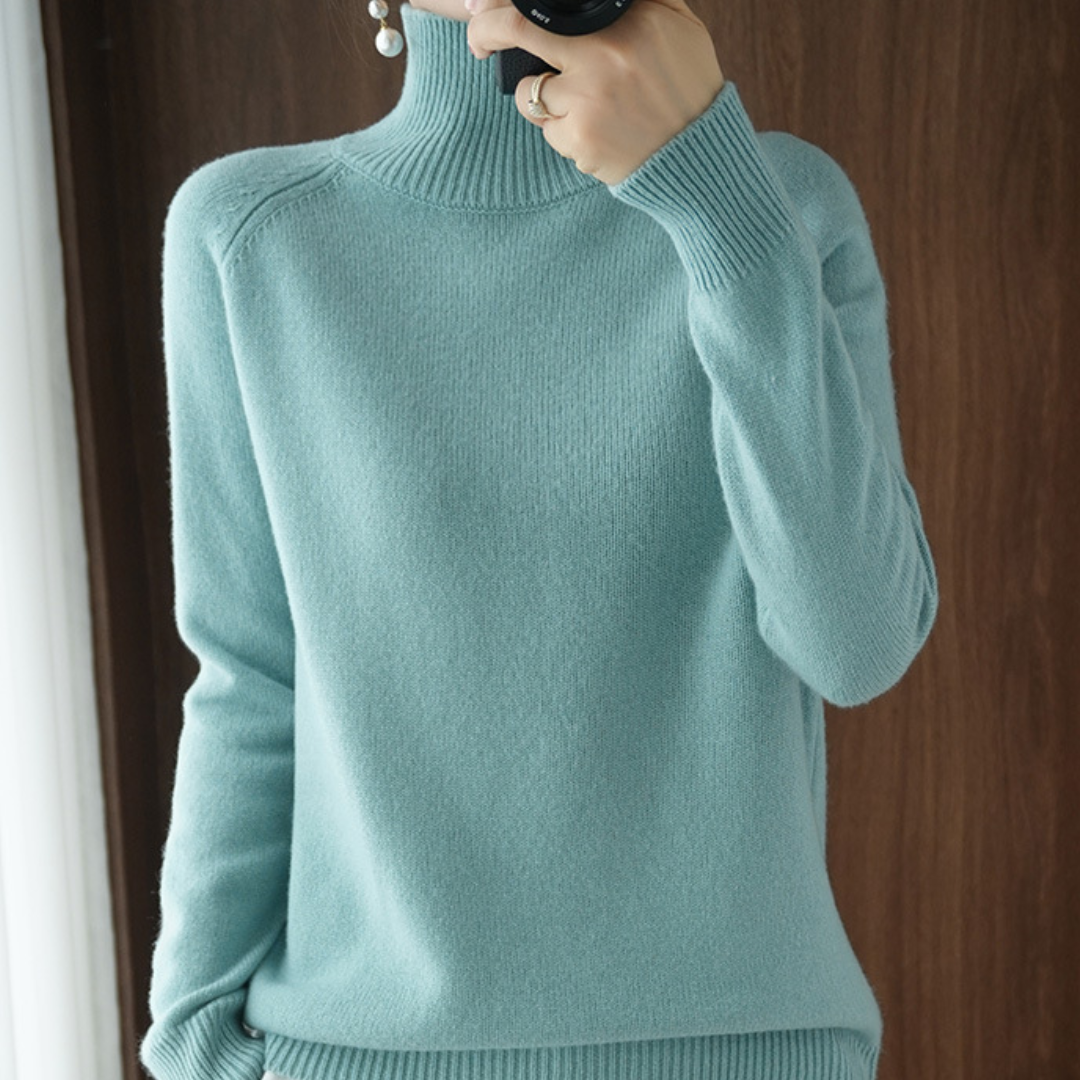 Laurier™ | Pull à col roulé en laine mérinos