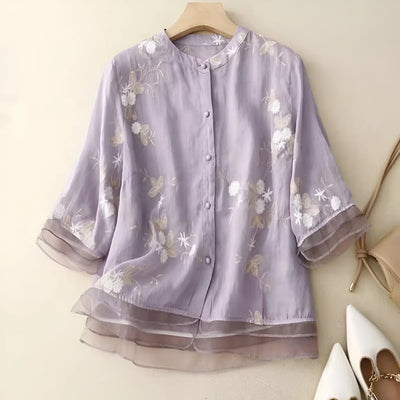 Clémence – Blouse de printemps