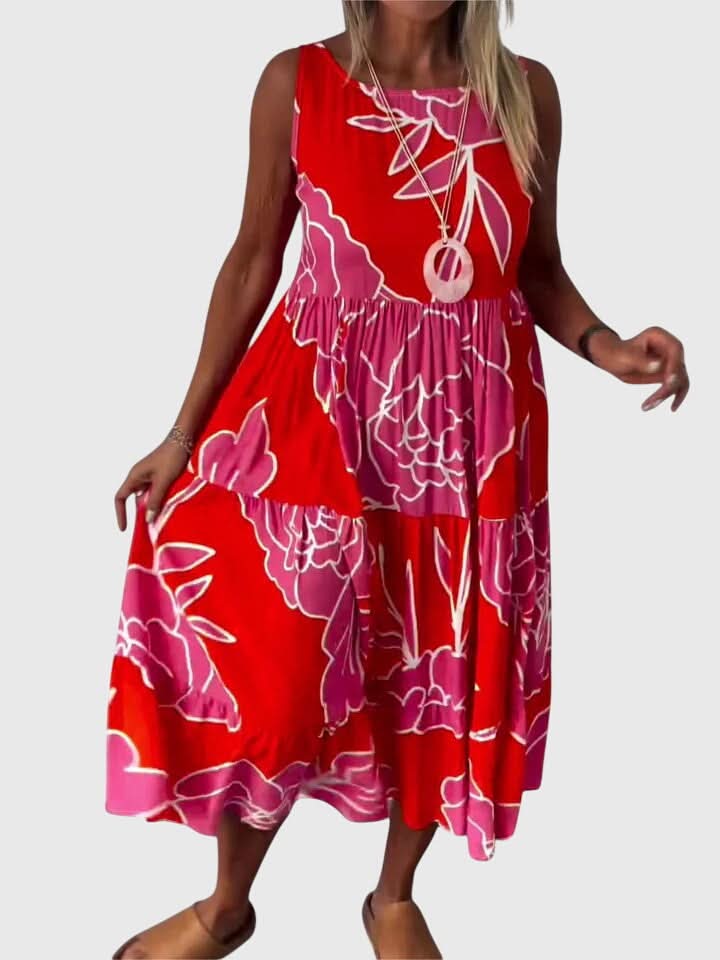 Aveline | Stylish Floral Print Dress