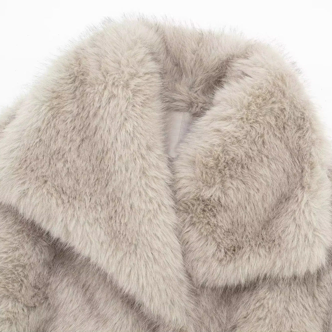 Madeleine™ | Manteau en Fourrure Synthétique