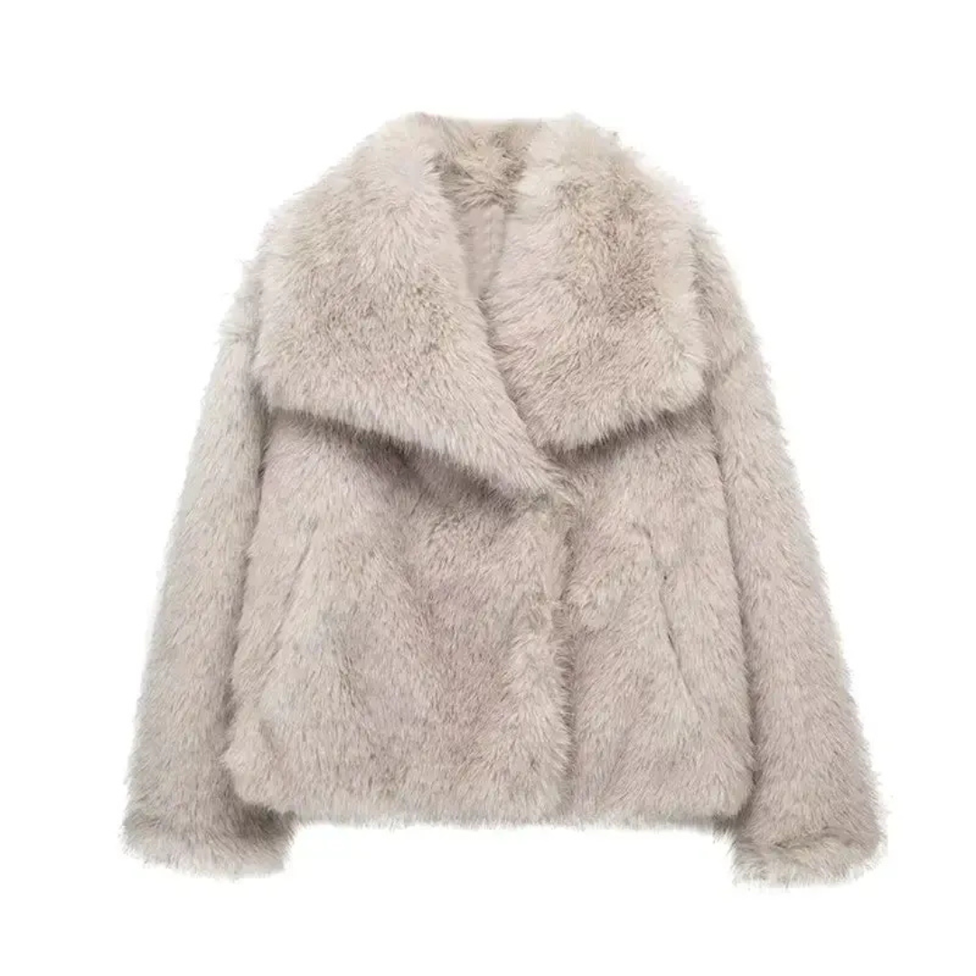Madeleine™ | Manteau en Fourrure Synthétique